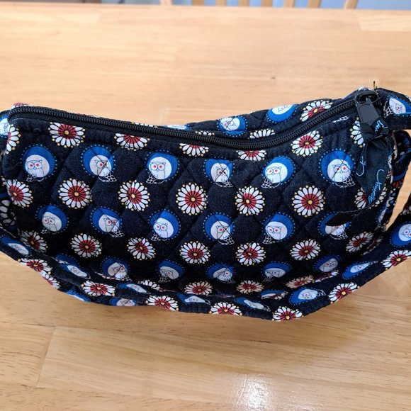 Vera Bradley Night Owl Maggie Style Shoulder Bag Purse Fall 2008 Line Retired - Picture 5 of 9